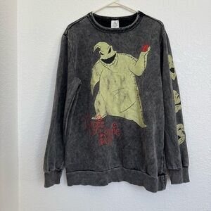 Disney Oogie Boogie Man dice Graphic Crewneck Sweater